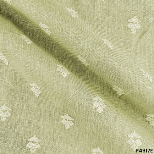 Thread sequins Work Linen Cotton-F4917